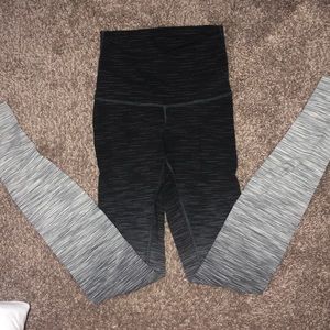 Lululemon SFR wunderunder ombré luon material 28in